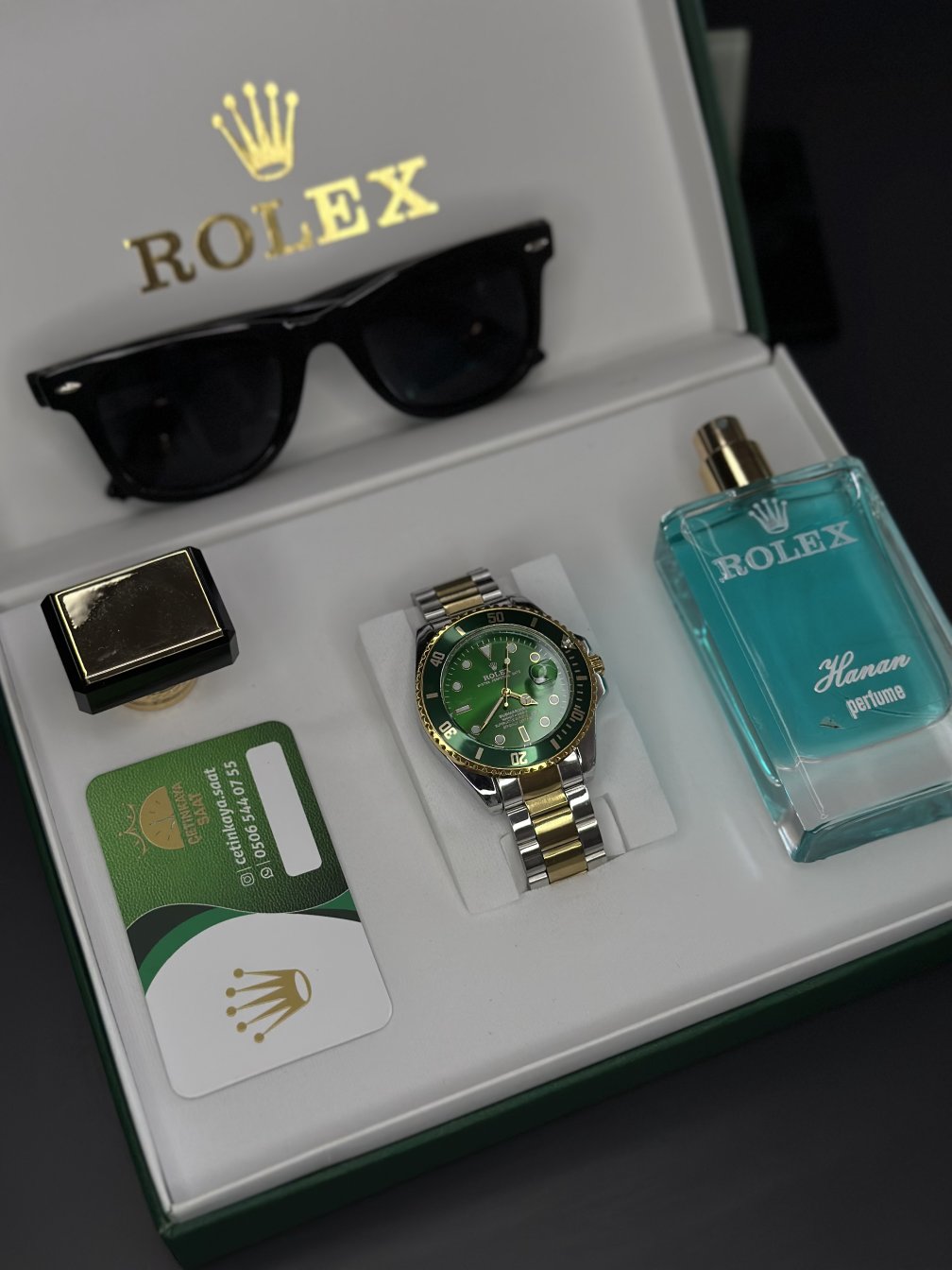 Yeşil çiftrenk submarine set