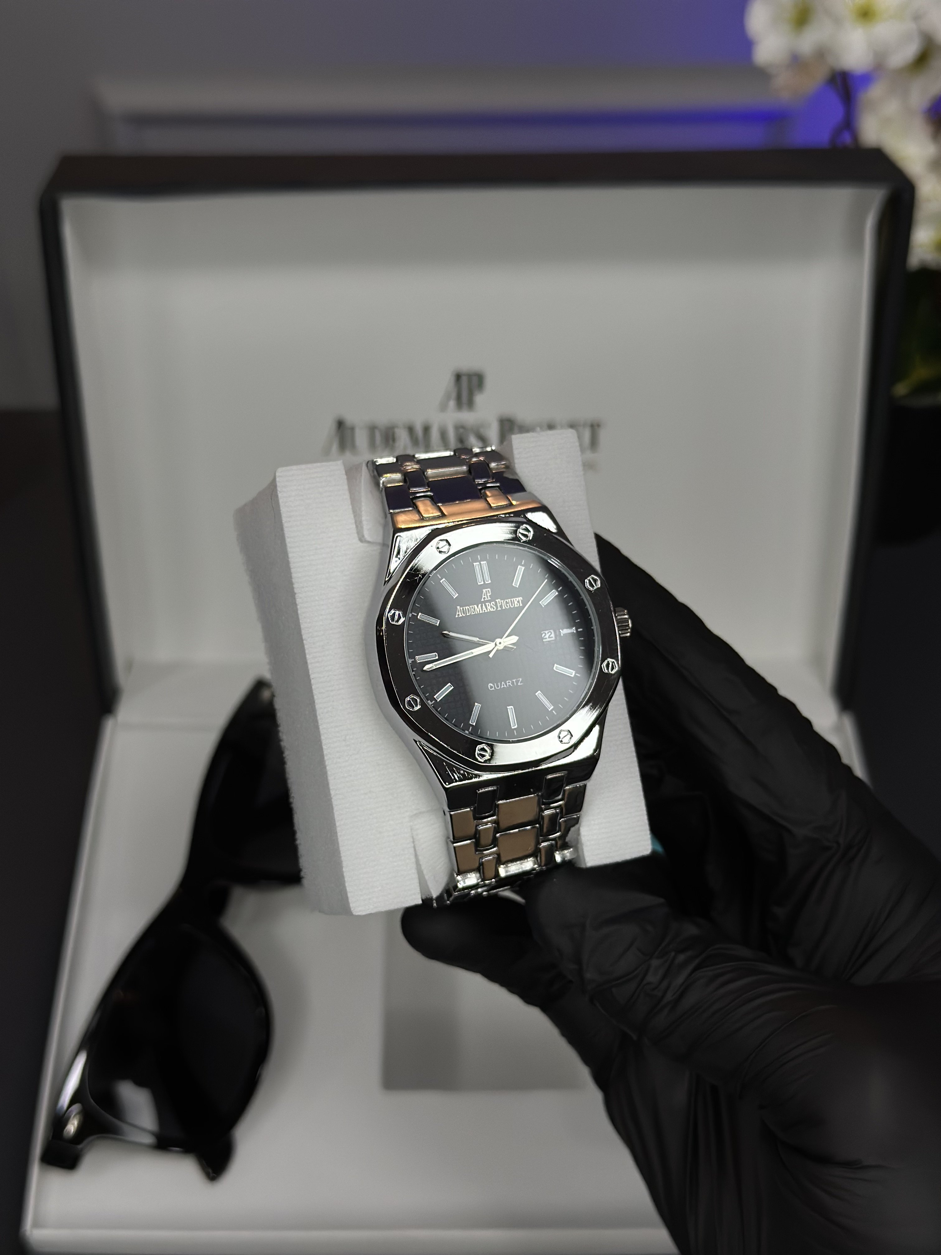 Siyah gümüş ap model set