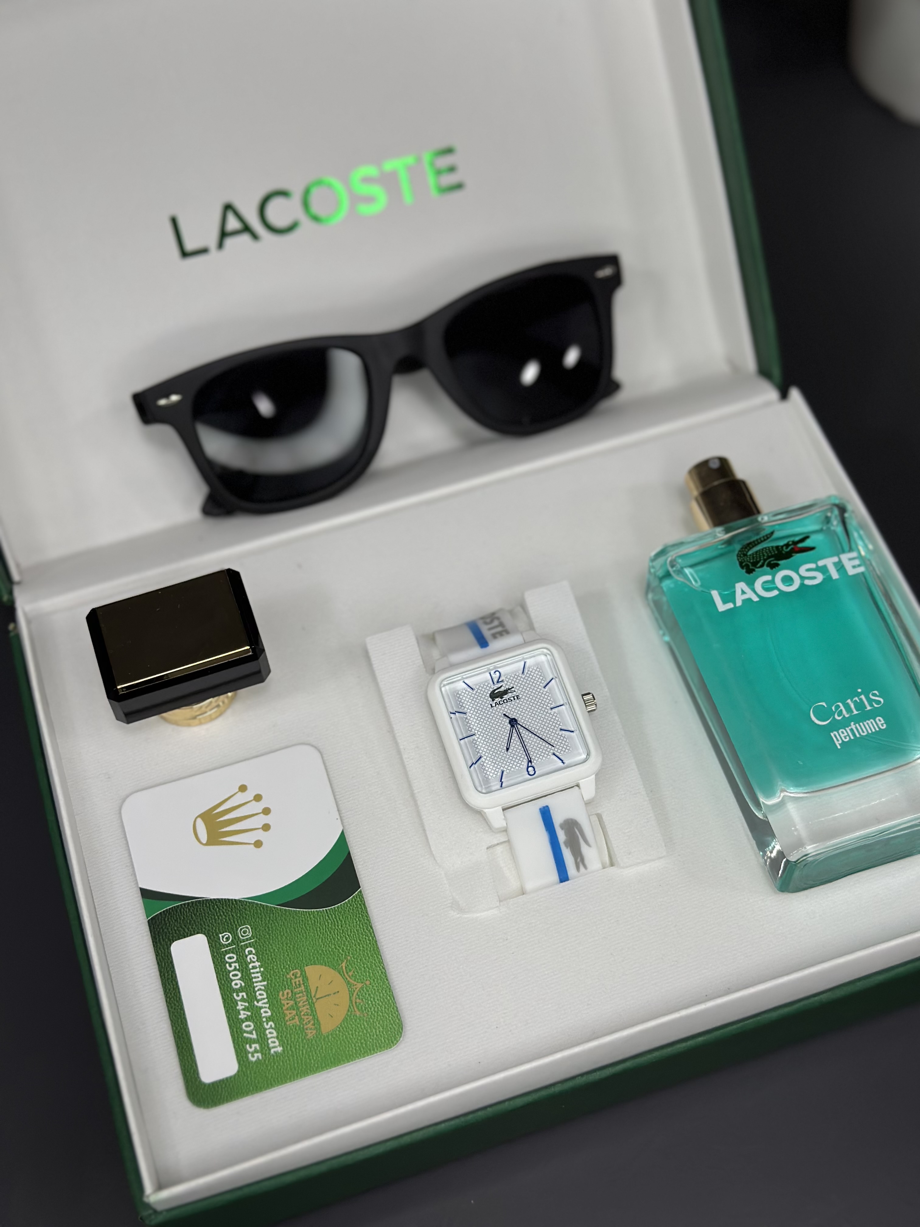 Beyaz lecos set