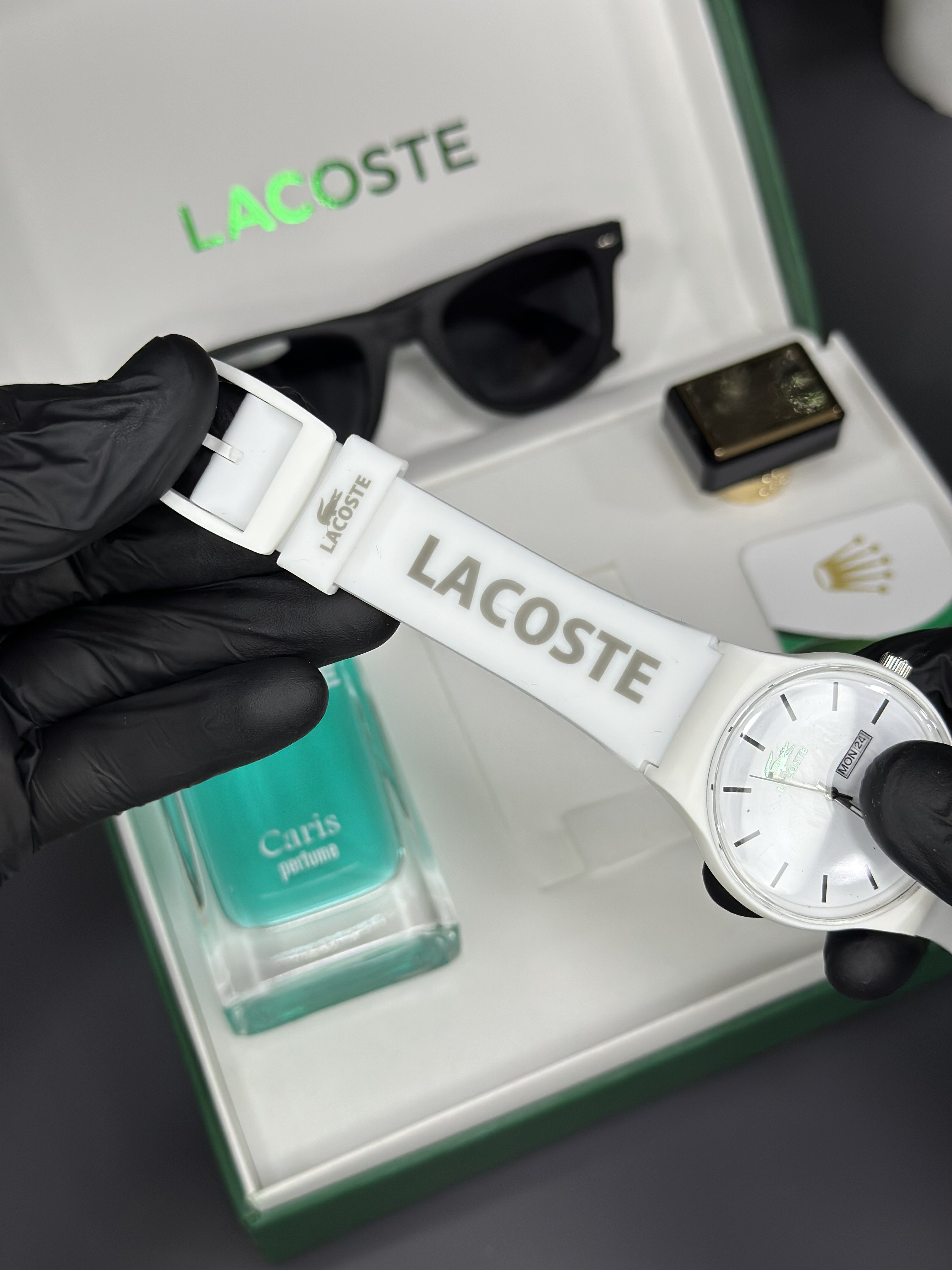 Beyaz lecos set