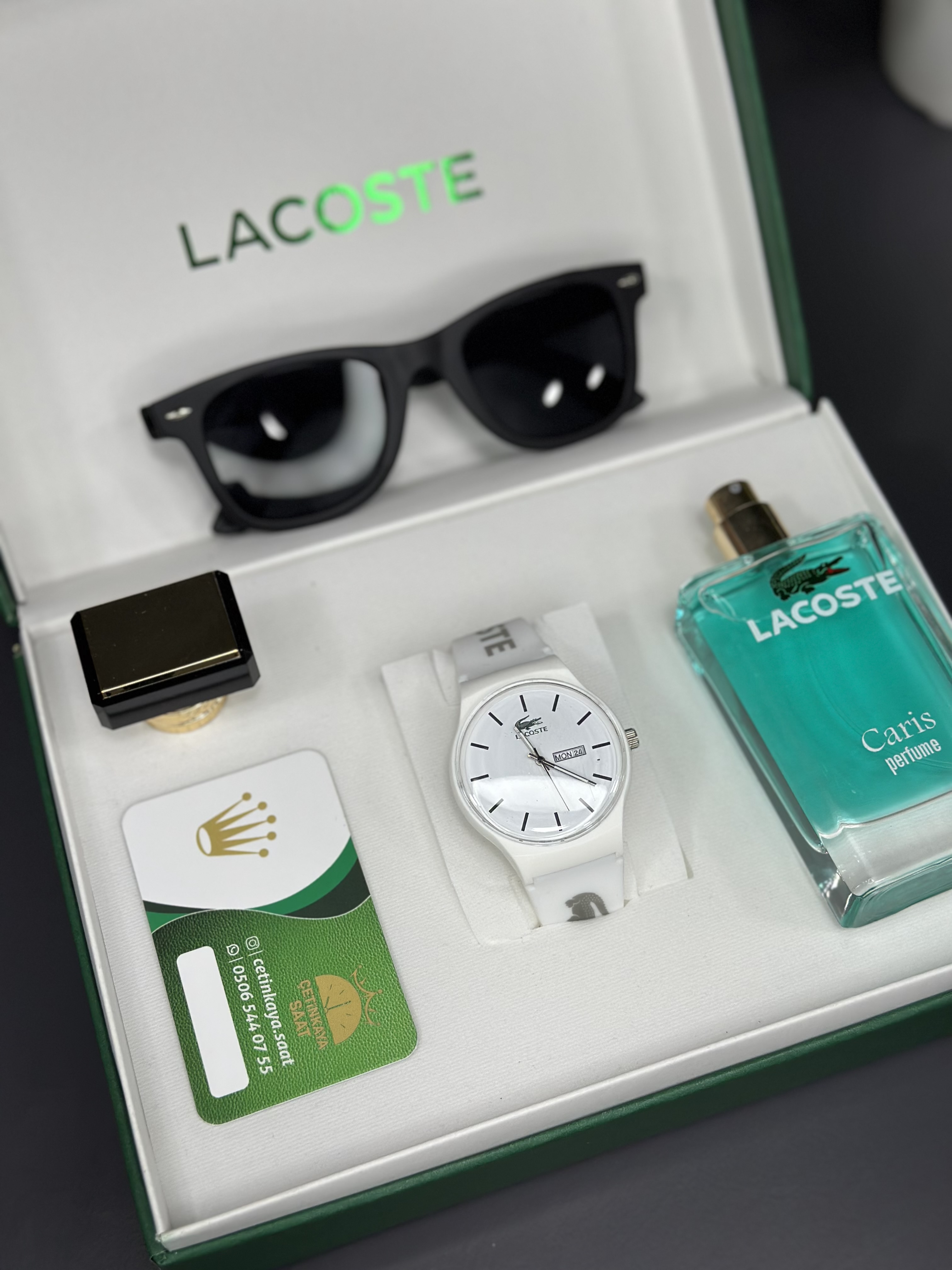Beyaz lecos set