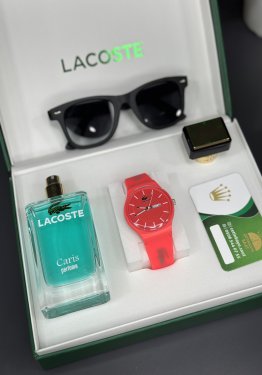 Kırmızı lecos set